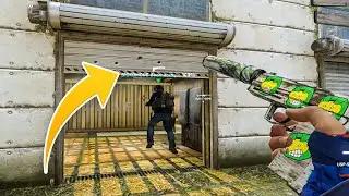 CS:GO lowered the garage on Cache but he doesn't believe me...