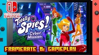 Totally Spies! - Cyber Mission - (Nintendo Switch) - Framerate & Gameplay