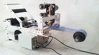 round bottles labeling machine semi automatic label equipment printing date coding production expiry