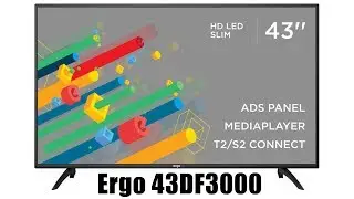 Обзор Телевизора Ergo 43df3000