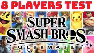 Super Smash Bros. Ultimate 7 PLAYERS Performance Test - YUZU Vulkan