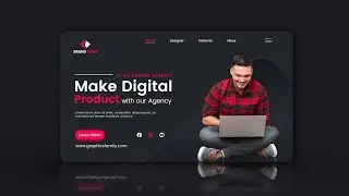 Landing Page Design Tutorial | Website Design | Home Page Design in Photoshop