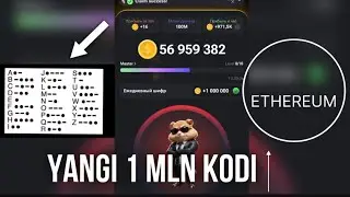 HAMSTER KOMBAT | KOD YOZISHNI ORGANAMIZ | HAR KUNI 1 MLN