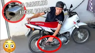 HORNET 110 (POP 110 com barulho de HORNET😱) *ligamos ela*