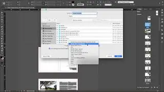 How to Export a PDF and Package a Document in InDesign