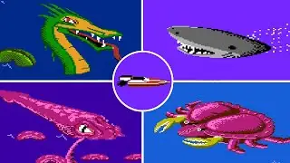 Game n°151 - Cobra Triangle ( NES ) All bosses