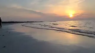 제주도 금능해수욕장 일몰
