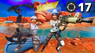 Fortnite Recon Specialist and Blue Team Leader skins gameplay Ch3S1