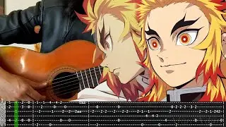 Demon Slayer - LiSA - #343 Homura Guitarra 【LiSA/紅蓮華 Gurenge】