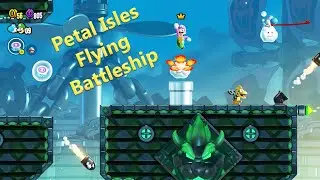 Super Mario Bros. WONDER - Petal Isles Flying Battleship | 2 players | 2024