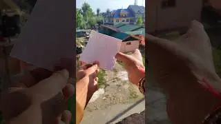 I made Paper at home without any chemical//Paper making #entertainment #simple #shorts