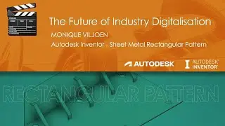 Inventor sheet metal rectangular pattern tool
