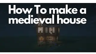 how to make a minecraft medieval house