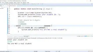 Using Logical Operators in Conditions in Java