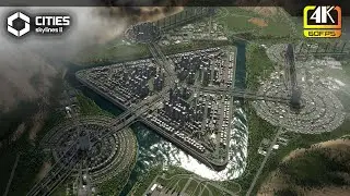 Three Body City {Spring and summer} ★ Cities  Skylines 2 ★ [4K]