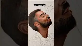 Virat Kohli Drawing 😍 #shorts #art #drawing #viratkohli