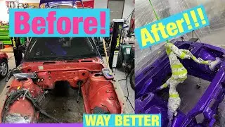 S13 240sx ENGINE BAY RESTORATION!!!