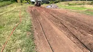 Turmeric bed prepping in Hawaii