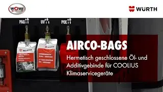 AIRCO-BAG Vorteile – Hermetisch geschlossene Ölgebinde für WOW! Klimaservicegeräte