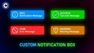 How to Create Custom Notification Boxes in C# | WinForms | (Easy Tutorial)