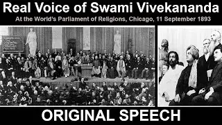 Don't miss the Original Speech Of Swami Vivekanada in Chicago 1893