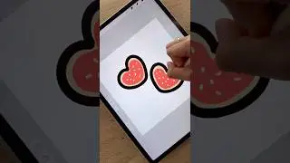 How to draw cute little heart sprinkle cookies🥹💕🍪 #art #draw #drawing #digitalart #drawingtutorial