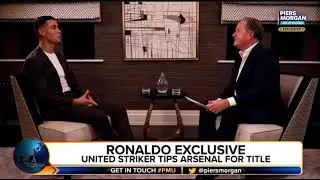 Cristiano Ronaldo Says Arsenal Will Win the Premier League. #cristianoronaldo