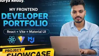 Frontend Developer Portfolio Website | React + vite + Material UI