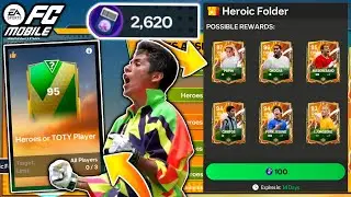 Don't Open This SCAM Packs ⚠️ | 95 Ovr Heroes/TOTY Player Exchange | FC Mobile Market UPDATE