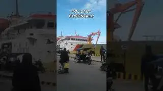 SUASANA SAAT TOL LAUT TIBA DI GORONTALO #tollaut #kapallaut #kapalpenyebrangan
