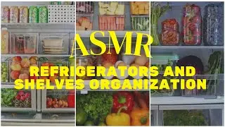 ASMR   REFRIGERATORS AND SHELVES ORGANIZATION #asmr