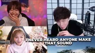 Yvonnie Reacts to how miyoung eats a banana by Offlinetv & Friends