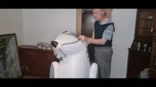 Burn Popping Inflatable Fox with Cigarette and Feuerzeug Teil 2