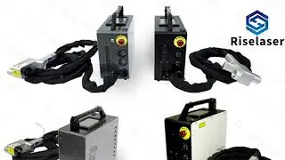 Portable Pulse Laser Cleaning Machine Mini Laser Cleaning Machine Demonstration