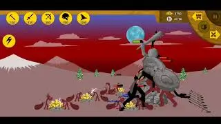 stick war game fight boss vs Stoon dead