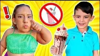 Regras de Conduta para Crianças na Sorveteria e Loja de Brinquedos com MC Divertida e JP