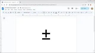 How to Insert the Plus-Minus Sign (±) in Google Docs | Special Characters Tool Tutorial
