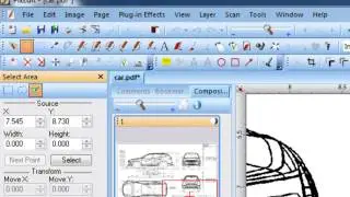 29 Inserting text into scanned images using PixEdit Document Editing Software.