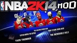 NBA 2K14 - Justice League vs. The Avengers Mod