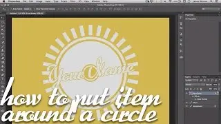 Photoshop Sundae Ep. I - How to put object around a Circle