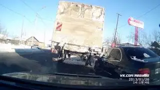 Омский обочечник получил по заслугам