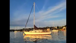 Cape Dory 25 in the Water