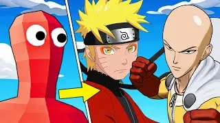 I UPGRADE This Wobbler Into Ainz Ooal Gown, One Punch Man, Goku, Naruto and Pokemon in TABS!