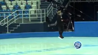 Шокирующее видео с тренировки Евгения Плющенко в Сочи