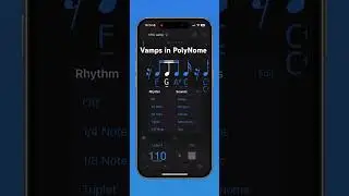Did you know you can create melodic vamps in PolyNome? 