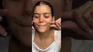 How I Thread My Face 