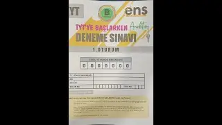 ENS TYT YE BAŞLARKEN ANAHTAR DENEMESİ GEOMETRİ ÇÖZÜMÜ