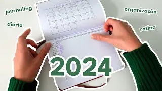Organização, journaling, diário e construindo a rotina para 2024 | Mariany Viaja