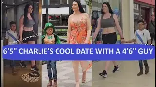 6'5" Tall Girl Charlie's Cool Date With A 4'6" Guy