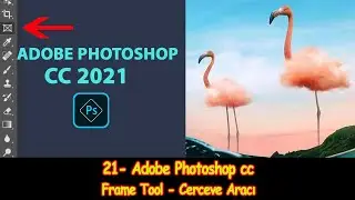 21- Adobe Photoshop cc Dersleri - Frame Tool - Çerçeve Araci
